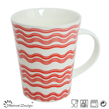 Taza de café nueva de 12oz Bone China con etiqueta